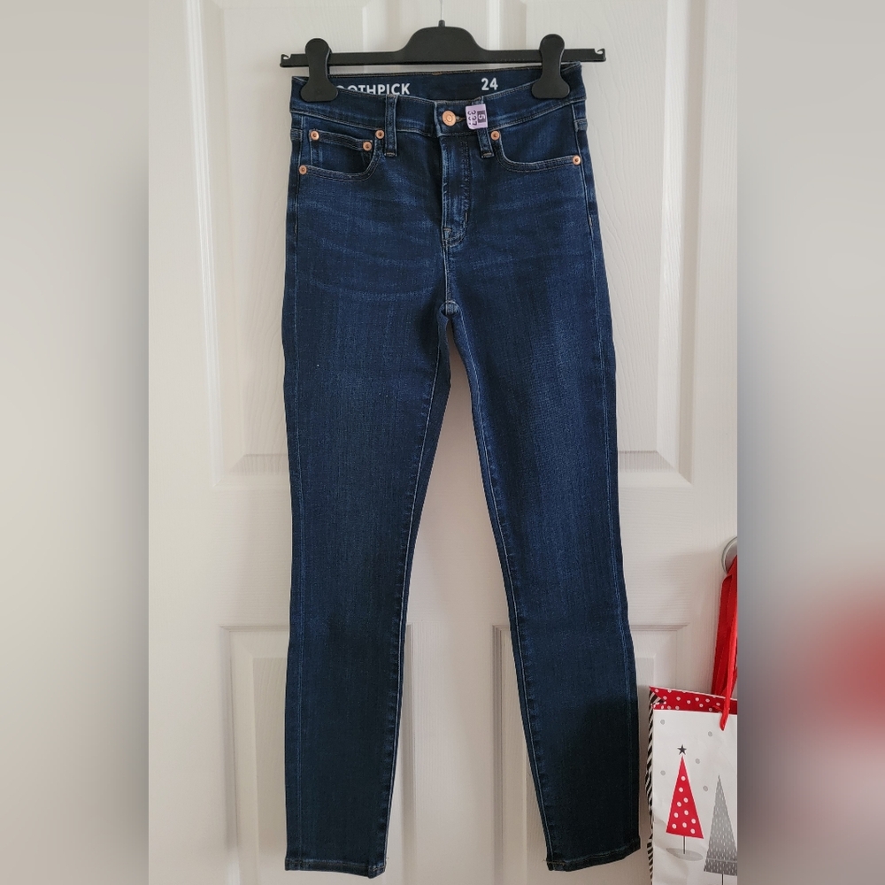 J. Crew 9" mid-rise toothpick jean, Size 24